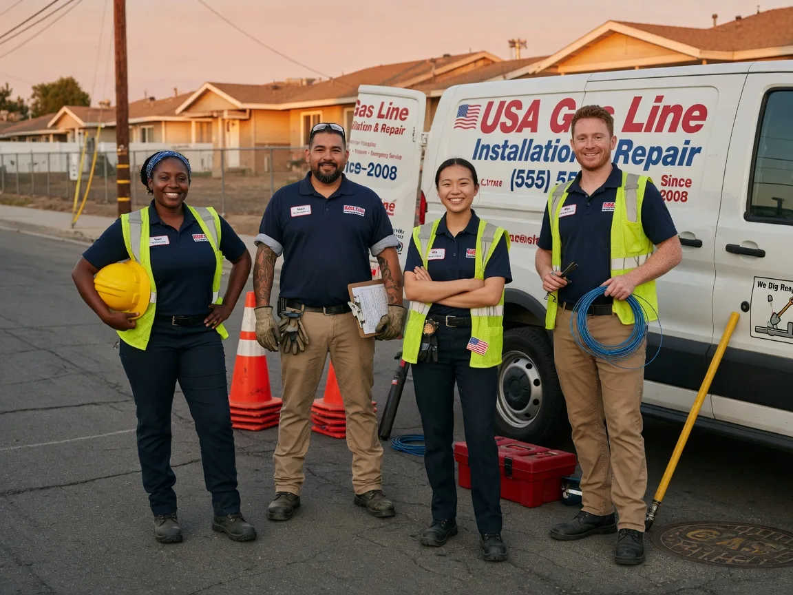 Gas Line Installation company in Packwood, IA